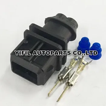 

100pcs/lot DJ7023C-3.5-11 AMP Tyco 2 Pin/Way Male Auto Car Engine Connector Oil Automotive Plug For Nissan