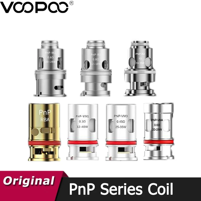 VOOPOO PnP Coil M2 R1 C1 M1 R2 RBA Pnp-M1 сетка PnP-VM1 PnP-VM3 спираль для VINCI R X Pod |