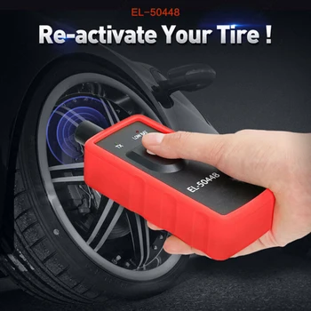 

Tire Pressure Monitor Sensor Relearn Activation Replace Replacement EL-50448 Tool Accessory