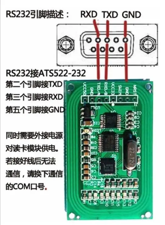 Для RFID модуль считывания карт/RC522 последовательный считыватель/IC карты индукции идентификации/низкая мощность/rf макетная плата