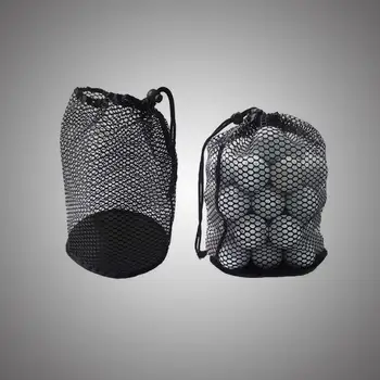 

Golf Ball Bag Ball Storage Bag Pouch Balls Pouch Sports Bag Mesh with Bottom W/Bottom Carrying Drawstring