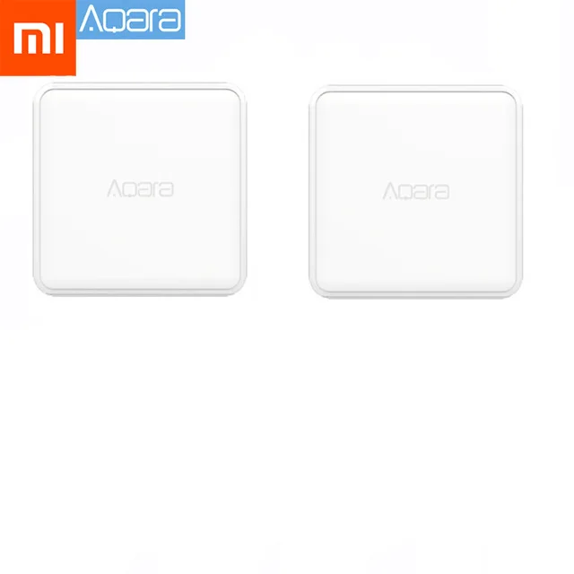 Xiaomi Aqara магический куб контроллер Zigbee версия управляется шестью действия устройство «умный дом» работает с приложением mijia home - Цвет: 2pcs