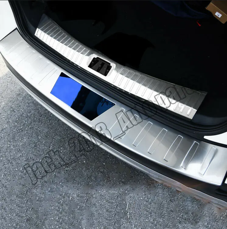 Car modification Car accessories steel Outer Rear Bumper Protector Plate Guard Sill For Ford Kuga Escape 2013