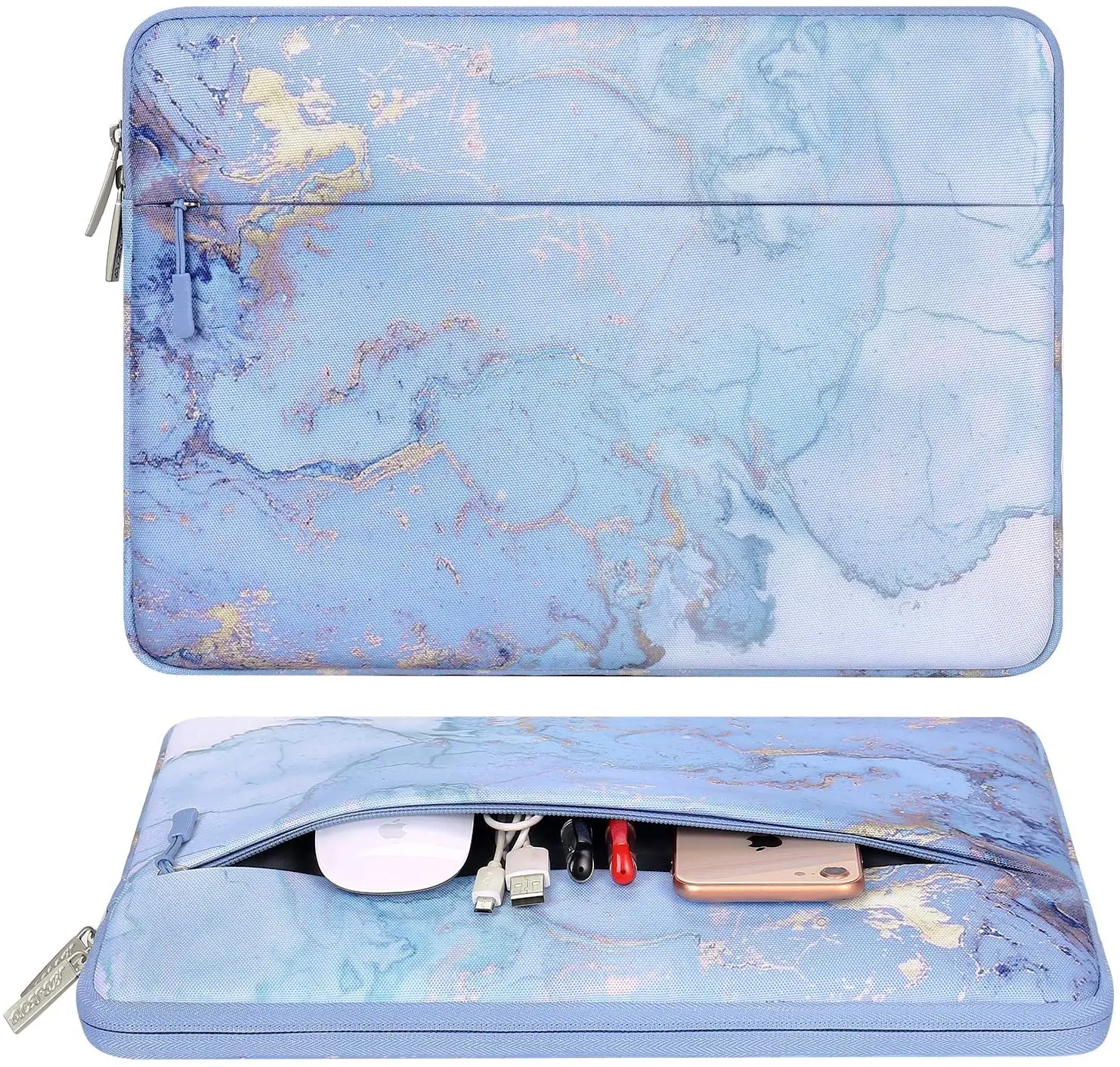 Bolsa de Manga Portátil para 2021 Mosiso Macio Macbook 11 13 13.3 14 15.6 Polegada Dell hp Asus Lenovo Notebook Capa Lona Pro ar - Imagem 6