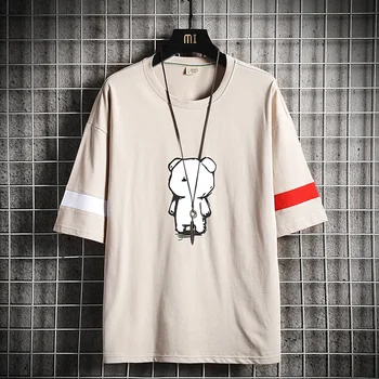 

Men's Wear Summer Leisure 2020 Chao Brand T Shirt Boy Half Sleeve Loose Street Clothes