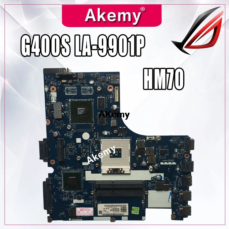 

Free Shipping For LA-9901P Lenovo G400S notebook motherboard HM70 supports full test