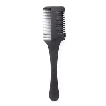 

Double-sided Cutting Knuckle Comb with Stainless Steel Double-sided Blade Hair Styling Comb for Home Salon