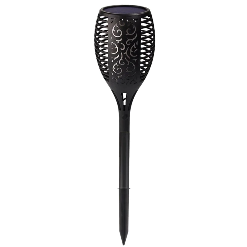 Solar Torch Lights Flickering Flames Weatherproof Light Dancing Flame Lighting 96 Led Dusk To Dawn | Лампы и освещение