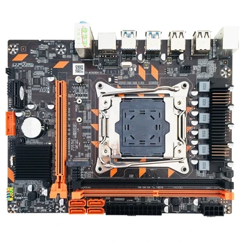 شراءX99-Mini LGA2011-3 M-ATX اللوحة النواة 5th 6th زيون E5 E7 DDR4 2666 2400 2133 MHz الذاكرة SATA3 HDD M.2 NVME SSD RJ49