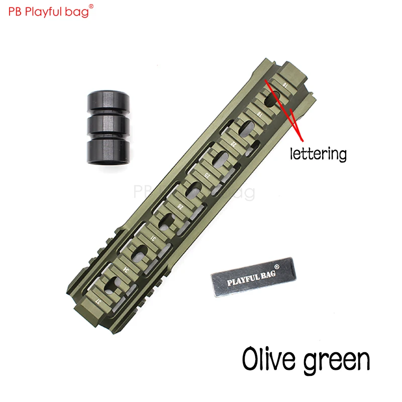 9.5 inch Olive green Новая уличная спортивная тактическая игрушка MK4 улучшенный материал Fishbone handguard Jinming TTM M4 FTM водная бомба модификация OD71 - Цвет: 9.5 inch Olive green