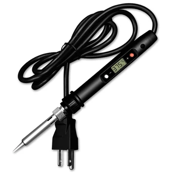 

80W Adjustable Temperature Digital Display Wireman Welding Burning Embossing Ceramic Core Electrical Soldering Iron Anti Rust