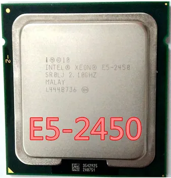 Intel-procesador Xeon E5 2450 SR0LJ, 2,1 GHz, 8 núcleos, 20M, LGA1356, E5-2450, CPU, E5-2450