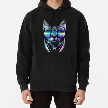 

Music Lover Cat Hoodie Music Urban City Skyline Equalizer Building Trending Pop Culture Cute
