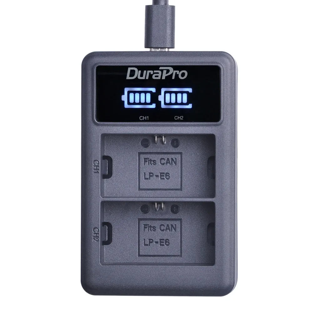 1X фотоаккумулятор для Canon EOS 5DS R 5D Mark II 3 III 6D 7D 60D 60Da 70D|led usb|battery rechargeablebattery rechargeable battery