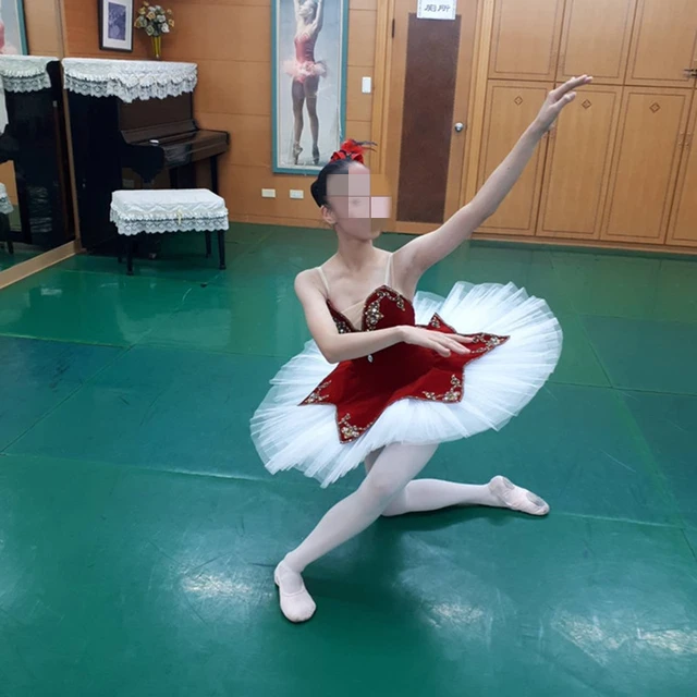 Disfraz de Ballet profesional para niña, vestido de bailarina, ropa de  baile, Lago de los cisnes blancos - AliExpress