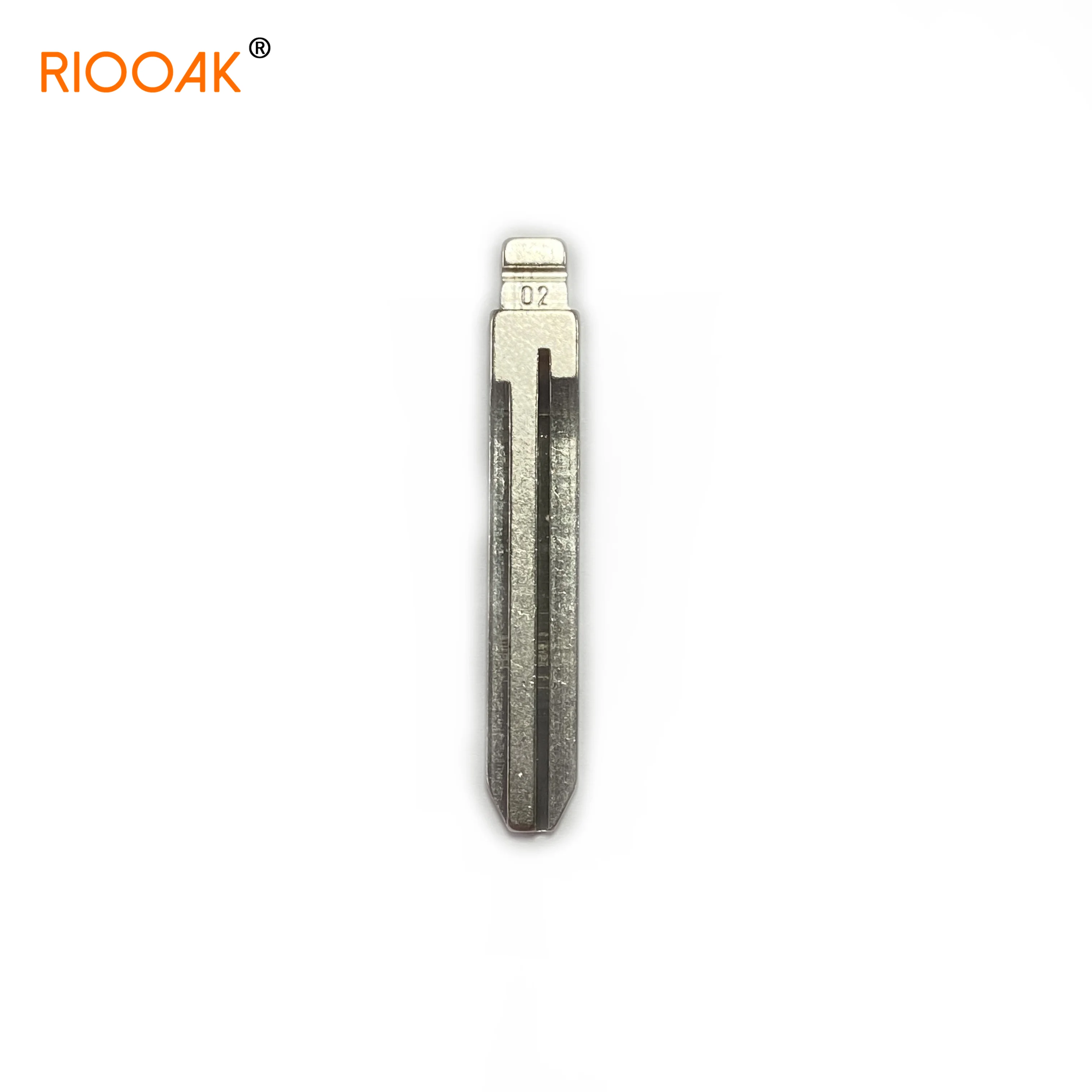 RIOOAK #02 KD Replacement Car Key Blade LISHI TOY43 For Toyota Camry Corolla Highlander RAV4 Yaris Key Uncut Blank Car-styling car key shell car key