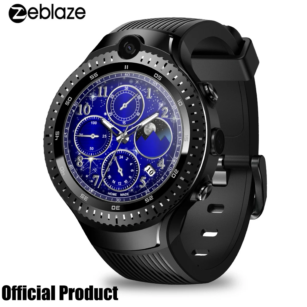 

zeblaze thor 4 dual Dual camera smart watch 4G call,1+16G large memory quad core, smart watch 2020, smart watch men and lady