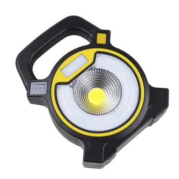 

High Power Portable Flashlight COB LED USB Rechargeable Camping Lantern 4 Light Modes 18650 Outdoor Mobile Power Bank Work Light