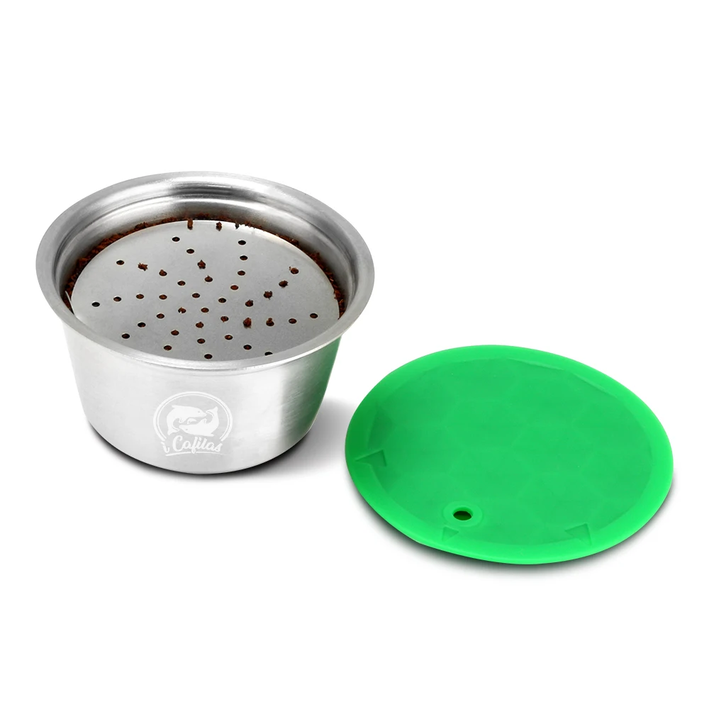 Многоразовая Капсульная чашка из нержавеющей стали для кофе, молочного порошка, многоразовый фильтр, экологически чистый пищевой