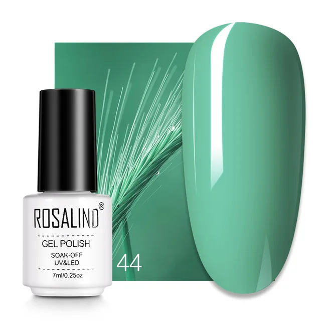 ROSALIND 7ML Nail Gel Polish Hybrid Varnishes All For Manicure Nails Art Base Top Coat UV Lamp Vernis Semi Permanent Varnishes RC44