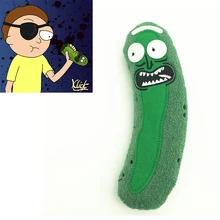 Рик и Морти Плюшевые игрушки Косплей огурец мультфильм кукла
