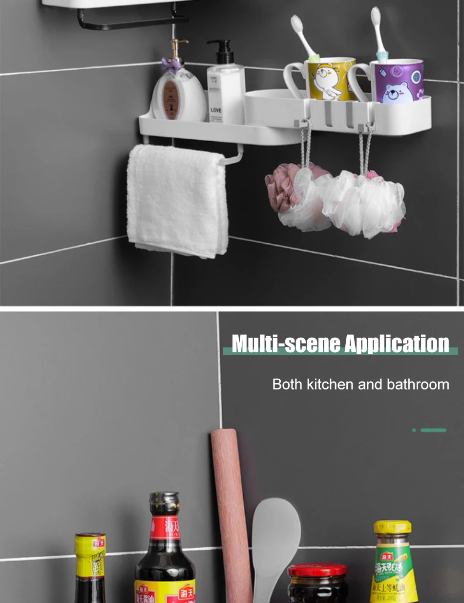 Bathroom Shelf Organizer Rotatable