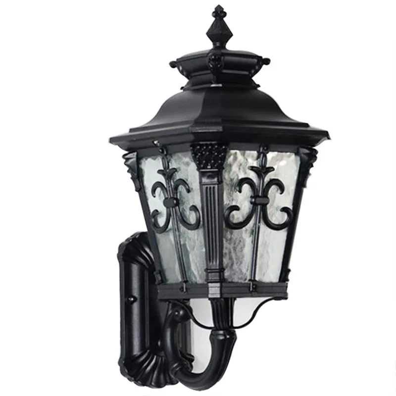 European Retro Outdoor Wall Lamp Waterproof Villa Decoration Landscape Garden Lamp Balcony Corridor Aisle Door Front Wall Lamp