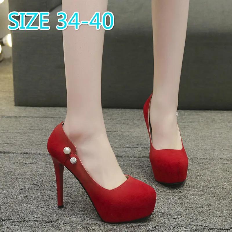 

Pointed Toe Suede High Heels Women Pumps Shoes Thin Heels Women Sandals Super High Heels Platform Shoes Women Spring Autumn 2020