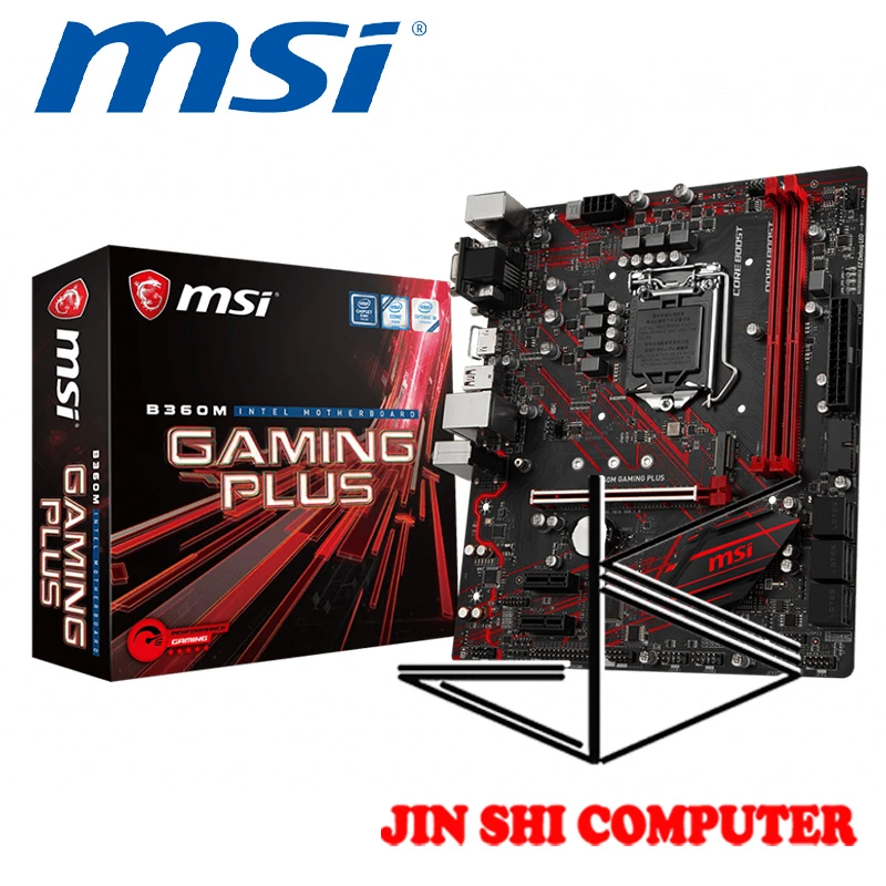 New Msi B360m Gaming Plus Supports 8th Gen Intel® Core™ Socket Lga 1151