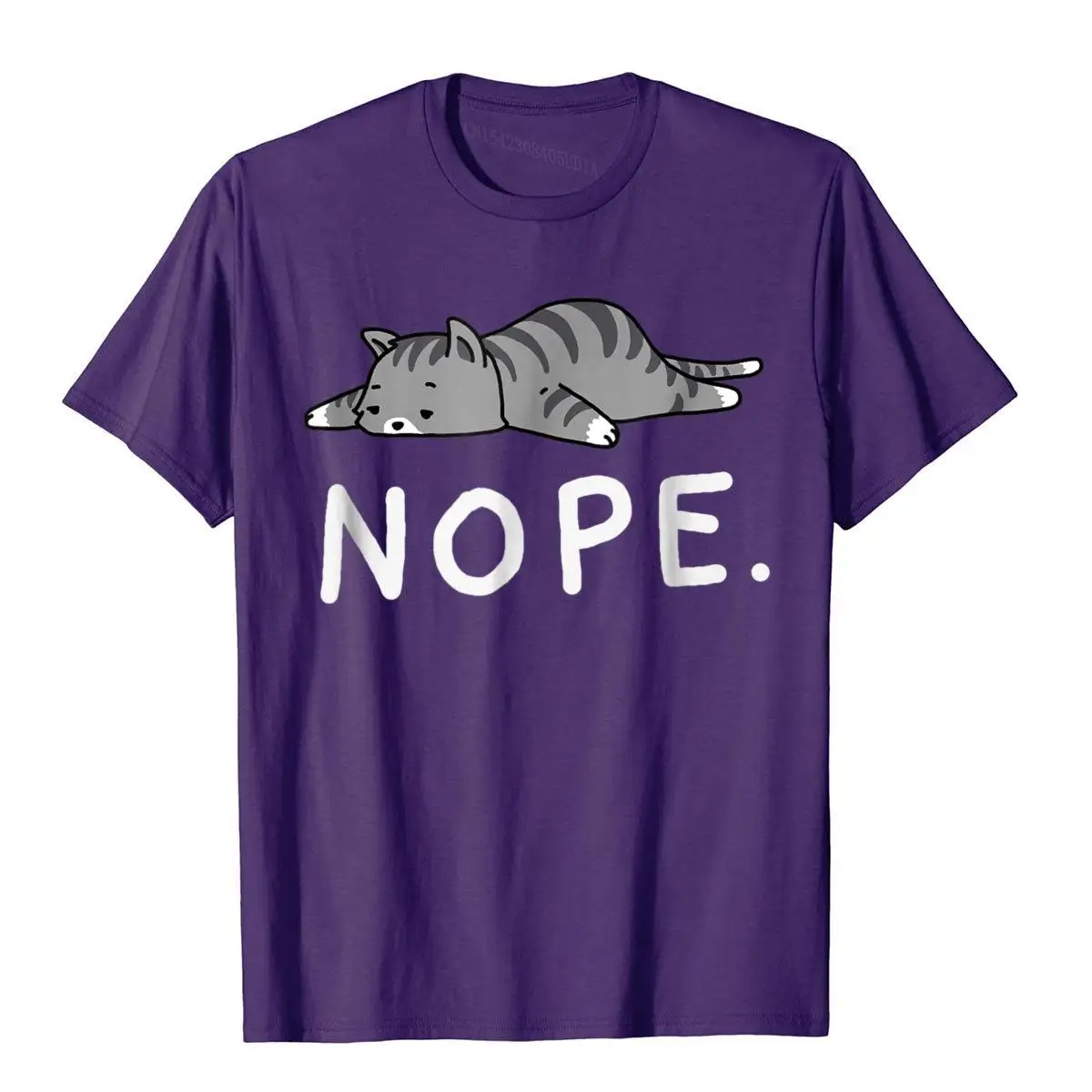 Shirt.Woot Nope Cat T-Shirt__97A2421purple