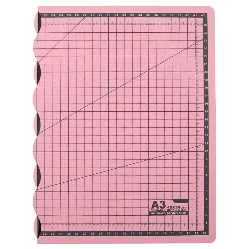 Pink A3 DIY A3 A2 швейный режущий коврик складной самовосhealing вающая ручная работа пэтчворк Инструменты Поддержка прямой доставки - Цвет: Pink A3