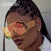 Модные квадратные солнцезащитные очки с заклепками для женщин Роскошные брендовые зеркальные металлические очки больших размеров мужские солнцезащитные очки UV400 уникальные женские очки