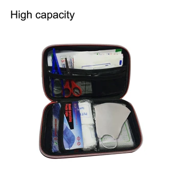 

Hot Selling Survival High Capacity Free Shipping First-Aid Fitting Bandage EVA material Outdoor Car Emergency Rescue Kit