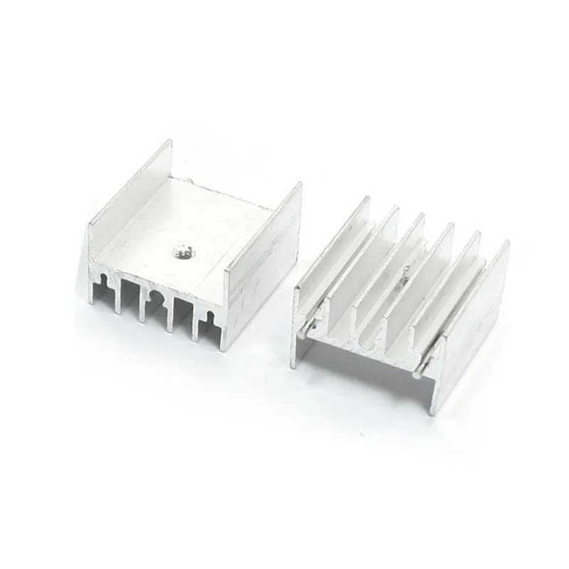 39*43*11mm Anodized Aluminium Heat Sink For Power Transistor/TO-126/TO-220/TO-3 