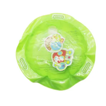 

Green PVC pad inflatable children's round water outdoor lawn pool mat Kids Toy
