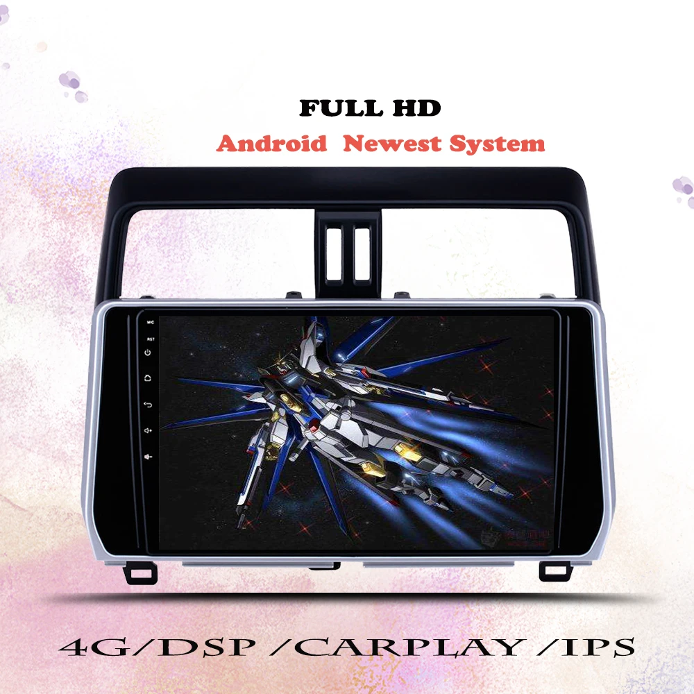 

Автомобильная магнитола 8 ГБ + 256 ГБ Android 13,0 DSP для Toyota Prado 120 2017-2021, мультимедийный видеоплеер, навигация GPS RDS 2 din, dvd, головное устройство