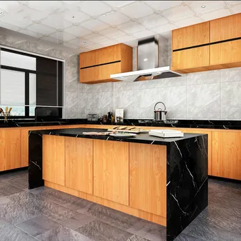 

DIY Wood Grain Wallpaper Vinyl Self Adhesive Decorative Film for Living Room Kitchen Cupboard Furniture Waterproof Contact Paper