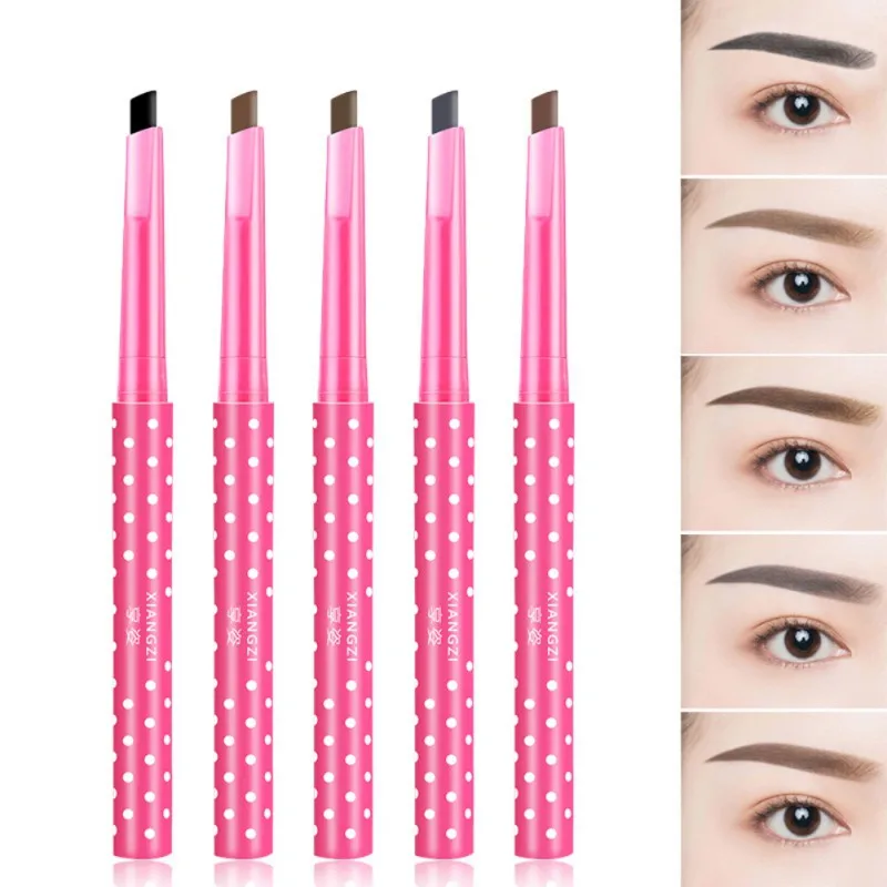 Карандаш для бровей водостойкий неголовокрученный красящий цветной карандаш