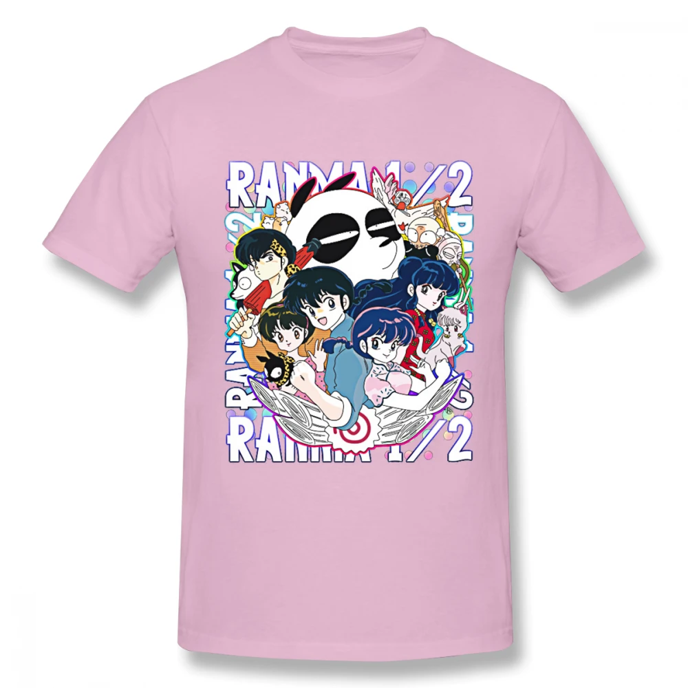 Men Tees For Male Ranma 1/2 Fashion Tee Shirt Vintage Anime T Organic Cotton Graphic Print S-6XL T-shirt | Мужская одежда