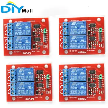 

Keyes 4PCS 2 Channel 5V Relay Module Expansion Board with Opticalcoupler Protection for Arduino