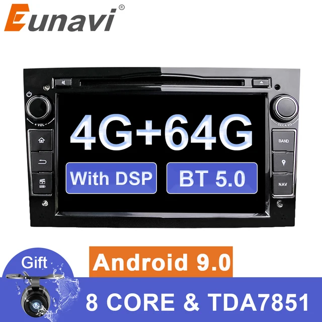 $US $224.91 Eunavi 2 Din Android 9 Car DVD Multimedia For opel Vauxhall Astra H G J Vectra Antara Zafira Corsa 