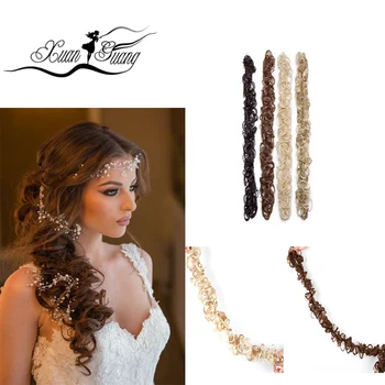 

DIANQI The heat - resistant waves of xuan - light wound around the wig are synthetic elastic chiffon hair