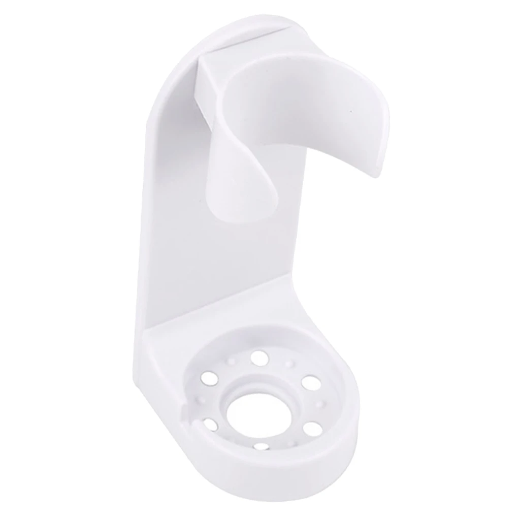 WHITE WALL HANGER MOUNT HOLDER HOOK FOR ELECTRIC TOOTHBRUSH SELF-ADHESIVE