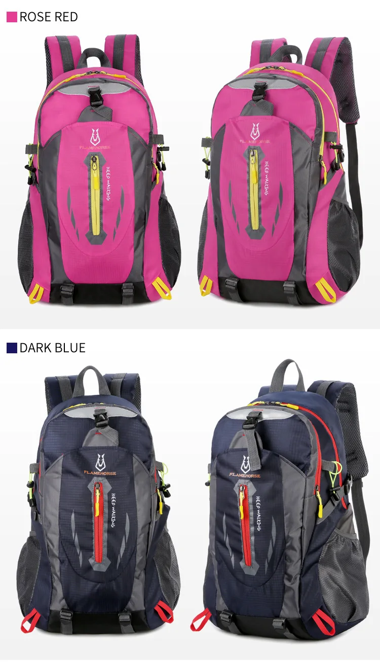 New Style Mountaineering Bag Backpack Outdoor Backpack Casual Sports Bag Waterproof Rucksack Customizable Logo