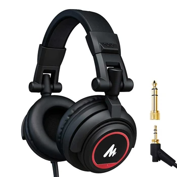 

Professional Studio Monitor Headphones Over Ear with 50mm Driver MAONO AU-MH501 Microphone Over Ear Wired Earphones Foldable