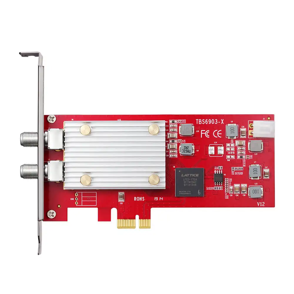 Professional TBS6903X DVB-S2X tuner PCIe Card Supports CCM, ACM, VCM, Multi Input Stream, Generic stream mode
