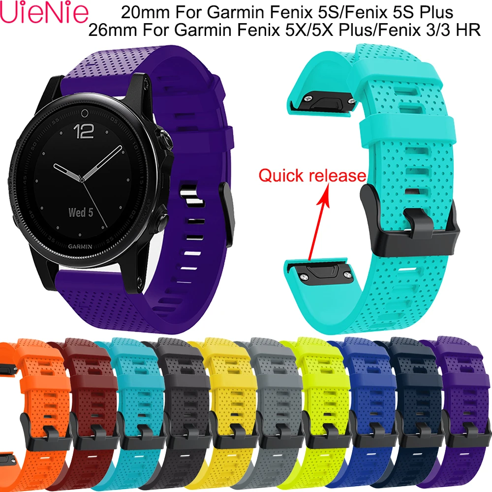 20 26Mm Cinturino A Sgancio Rapido Per Garmin Fenix 5X/5Xplus/Fenix 3 Smart Watch Strap Smart Watch Bracciale Per Garmin Fenix 5S/5Splus