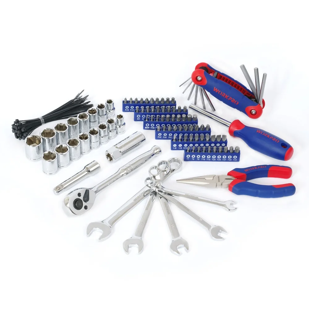 WORKPRO Tool Set for Car Repair Set of Tools Work