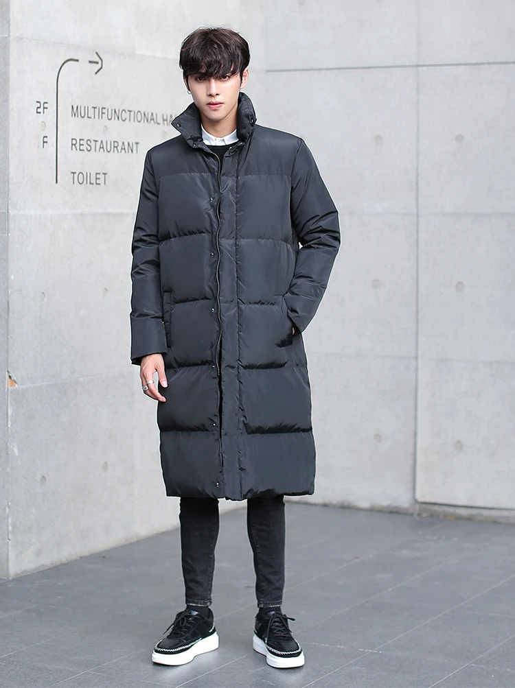 Tcyeek, новинка, Брендовое пальто на 90% утином пуху, мужской зимний пуховик, уличная одежда, корейский пуховик, парка, толстое теплое пальто 01010