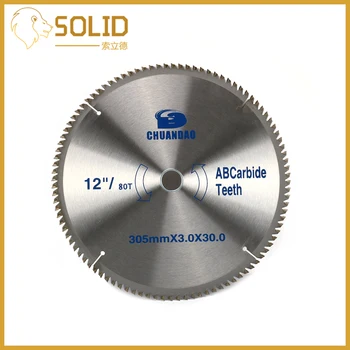 

Carbide Circular Saw Blade 205X3.0X30mm for Wood Soft Metal Al-alloy Cutting 80/100/120T
